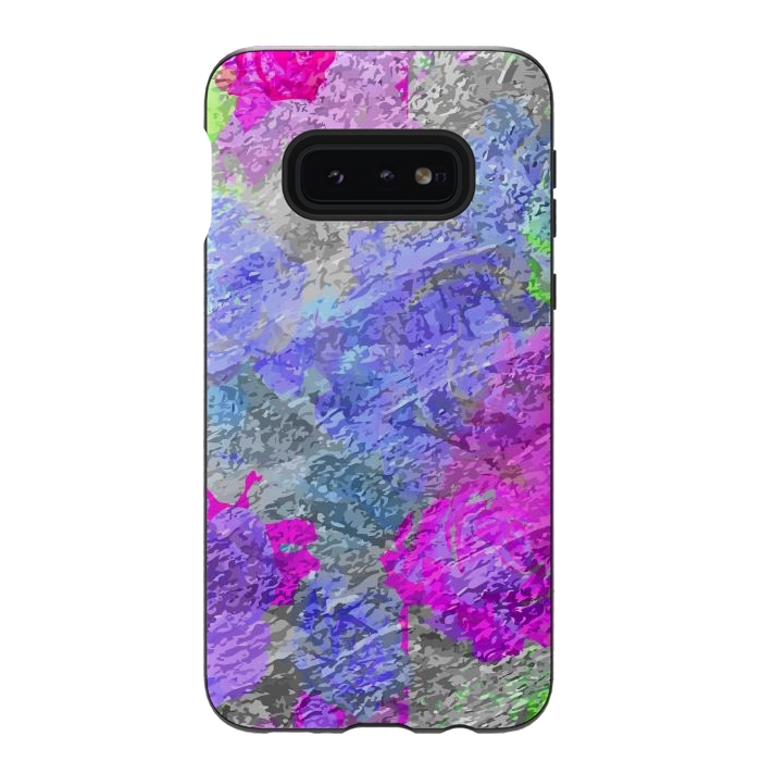 Galaxy S10e StrongFit Abstract Colors 2 by Bledi