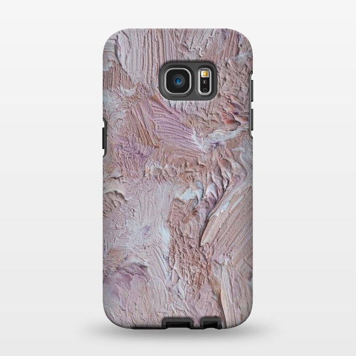 Galaxy S7 EDGE StrongFit Abstract Pastel Brushstrokes by CatJello