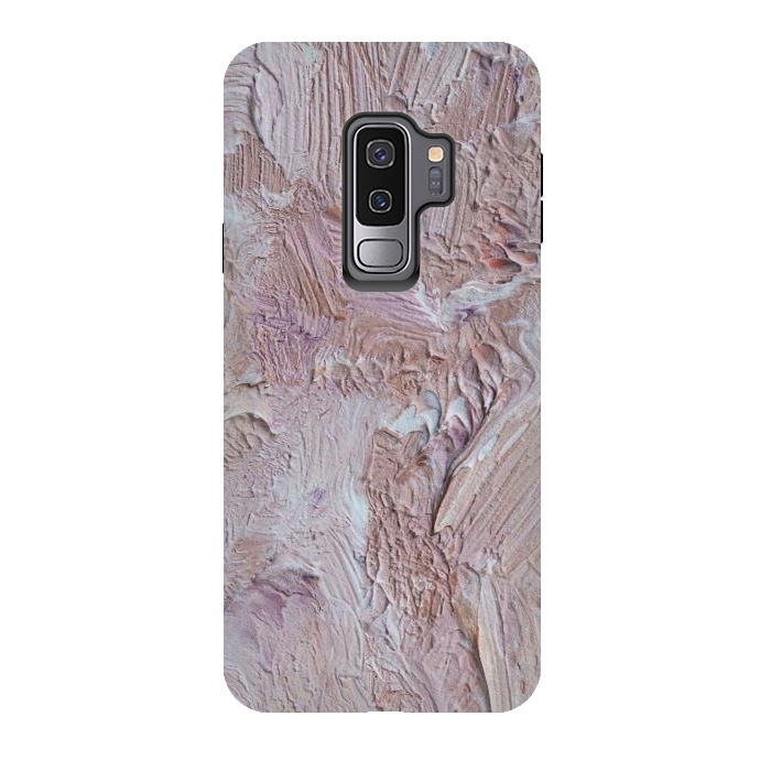 Galaxy S9 plus StrongFit Abstract Pastel Brushstrokes by CatJello
