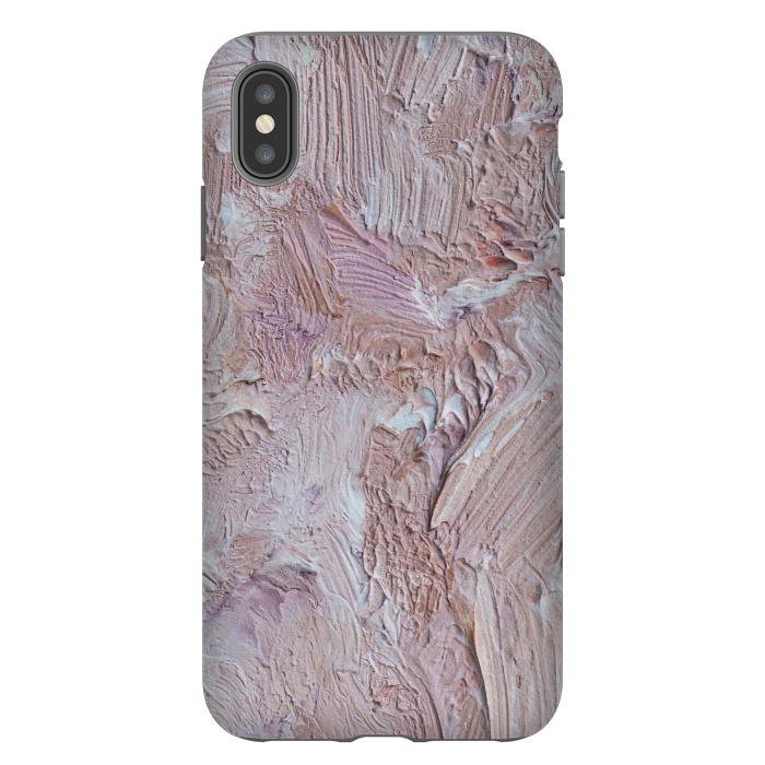 iPhone Xs Max StrongFit Abstract Pastel Brushstrokes by CatJello