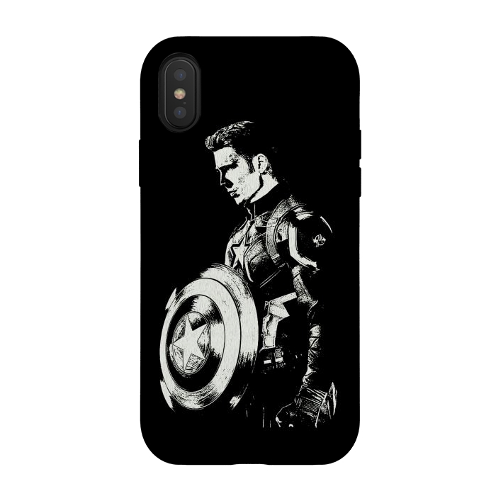 iPhone Xs / X StrongFit Captain america by Jms