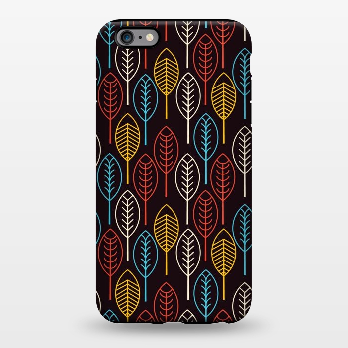iPhone 6/6s plus StrongFit geometric colorful leaves by TMSarts