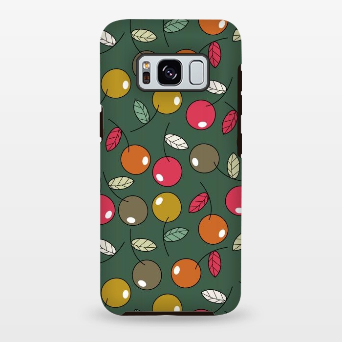 Galaxy S8 plus StrongFit cherry fruits by TMSarts