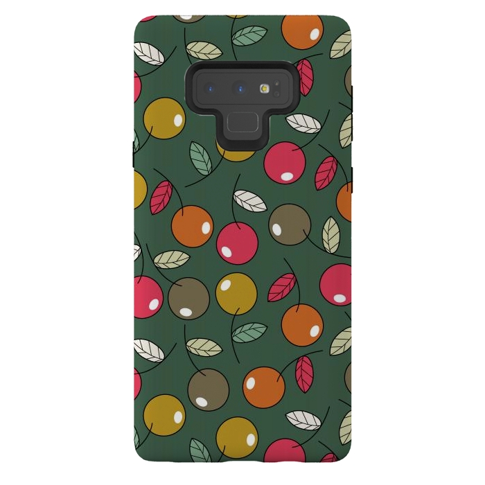 Galaxy Note 9 StrongFit cherry fruits by TMSarts