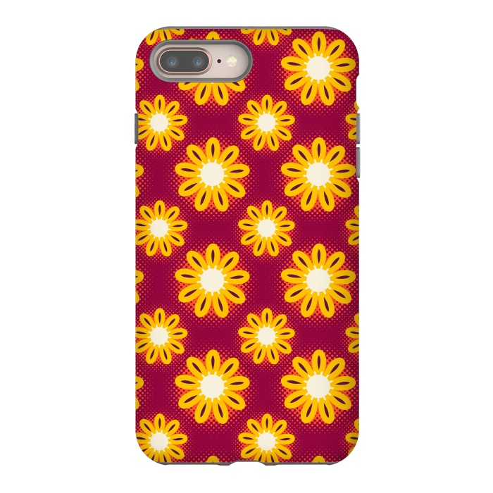 iPhone 7 plus StrongFit sunflower by TMSarts