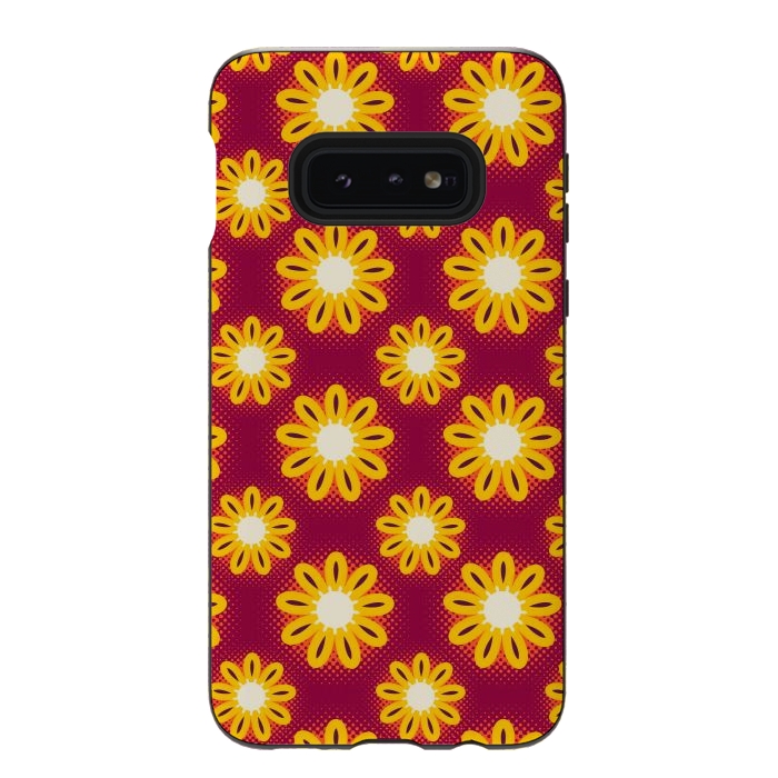 Galaxy S10e StrongFit sunflower by TMSarts