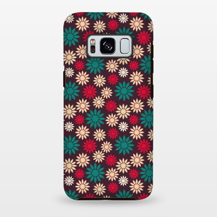 Galaxy S8 plus StrongFit geometric sunflowers by TMSarts