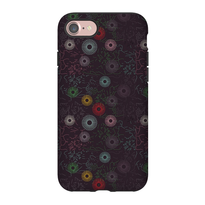 iPhone 7 StrongFit ceramic floral  by TMSarts