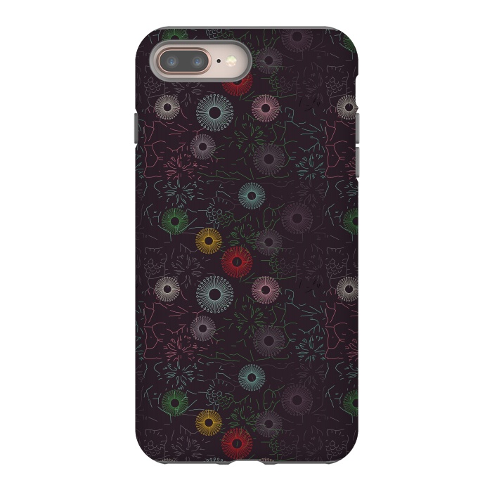 iPhone 7 plus StrongFit ceramic floral  by TMSarts