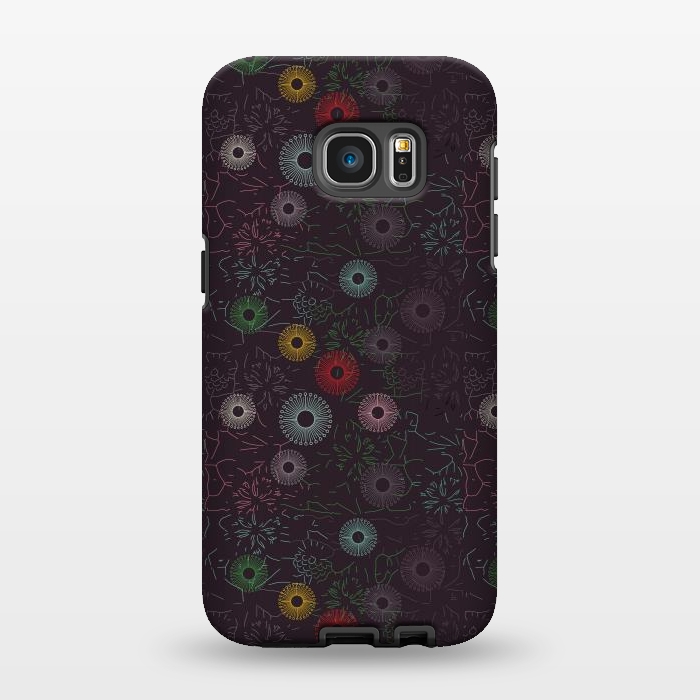 Galaxy S7 EDGE StrongFit ceramic floral  by TMSarts