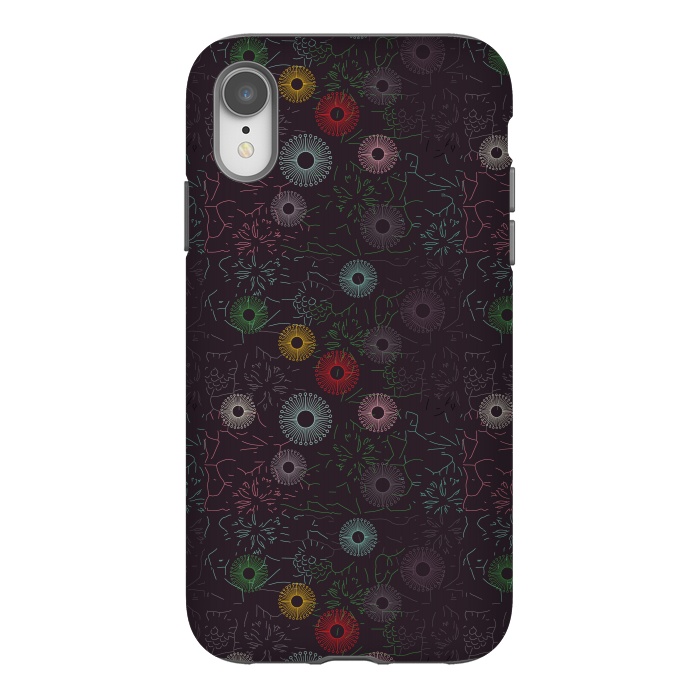 iPhone Xr StrongFit ceramic floral  by TMSarts