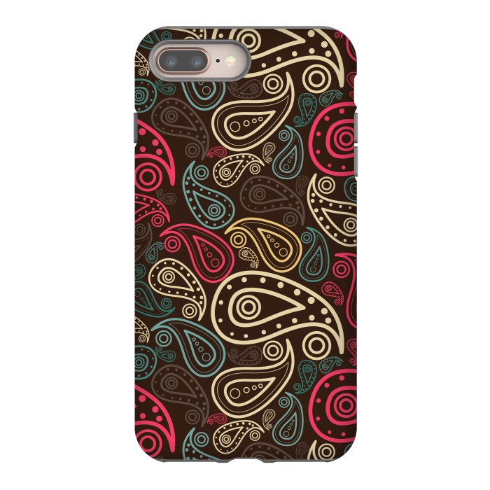 iPhone 7 plus StrongFit stylish paisley by TMSarts