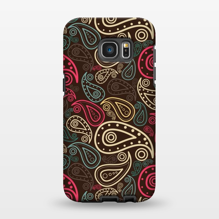 Galaxy S7 EDGE StrongFit stylish paisley by TMSarts