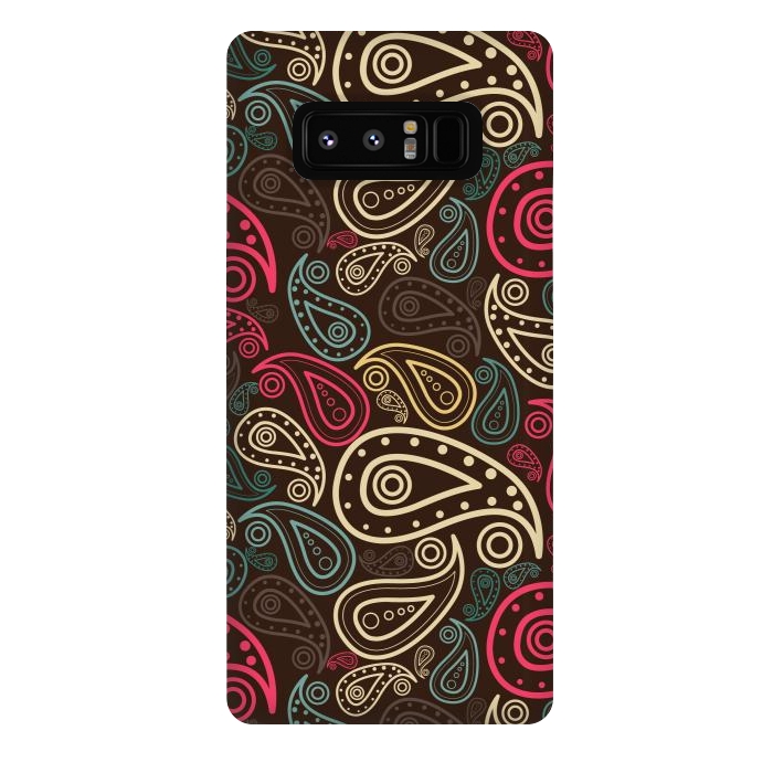 Galaxy Note 8 StrongFit stylish paisley by TMSarts