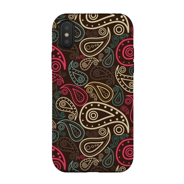 iPhone Xs / X StrongFit stylish paisley by TMSarts