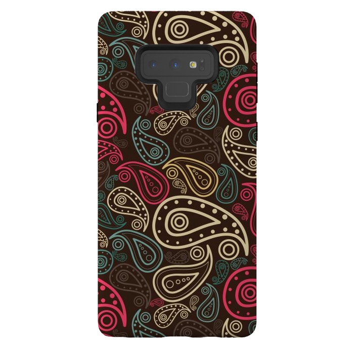 Galaxy Note 9 StrongFit stylish paisley by TMSarts