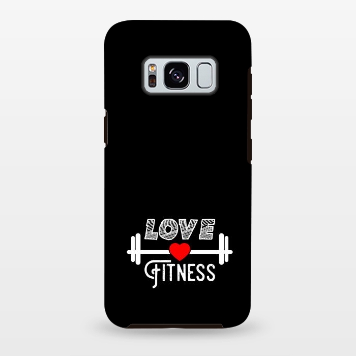 Galaxy S8 plus StrongFit love fitness by TMSarts