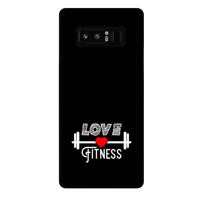 Galaxy Note 8 StrongFit love fitness by TMSarts