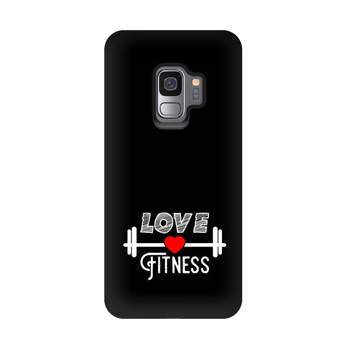 Galaxy S9 StrongFit love fitness by TMSarts