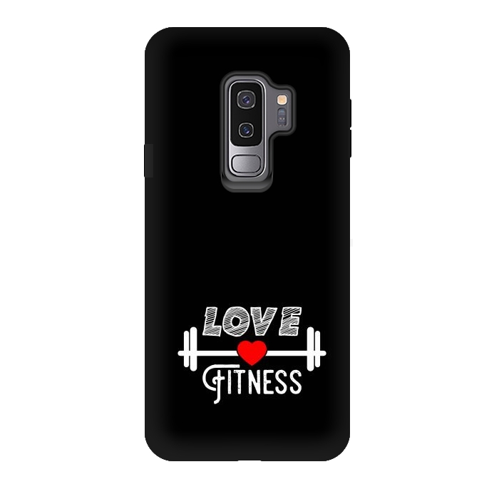 Galaxy S9 plus StrongFit love fitness by TMSarts