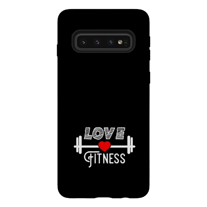 Galaxy S10 StrongFit love fitness by TMSarts