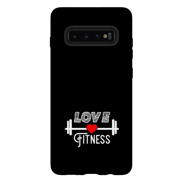 Galaxy S10 plus StrongFit love fitness by TMSarts