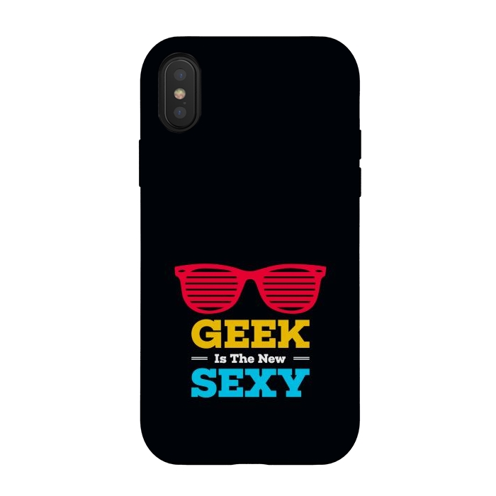 iPhone Xs / X StrongFit geek is new sexy by TMSarts