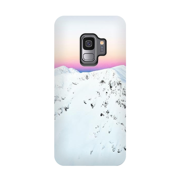 Galaxy S9 StrongFit Snow Horizon by Uma Prabhakar Gokhale