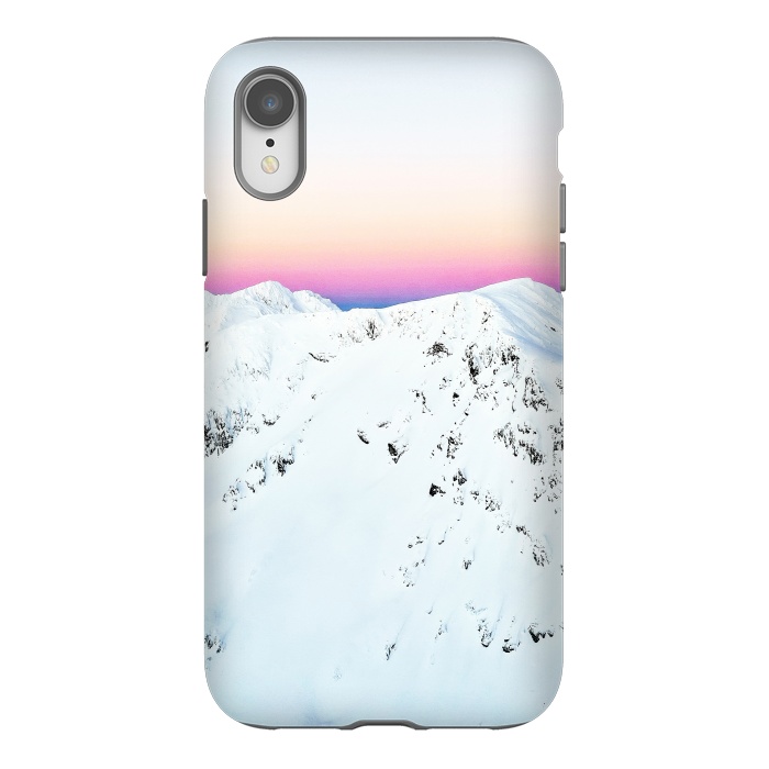 iPhone Xr StrongFit Snow Horizon by Uma Prabhakar Gokhale