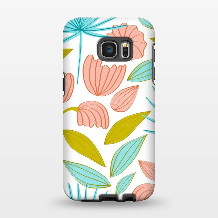 Galaxy S7 EDGE StrongFit Divine Floral by Uma Prabhakar Gokhale