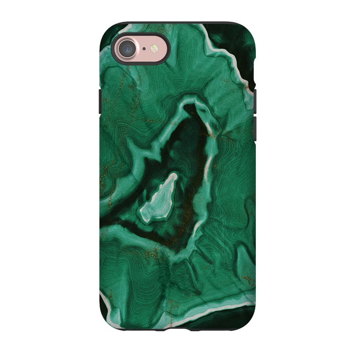 iPhone 7 StrongFit Green Agate Marble Malachite by  Utart