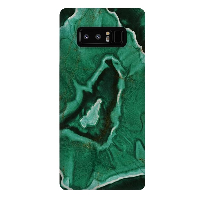 Galaxy Note 8 StrongFit Green Agate Marble Malachite by  Utart