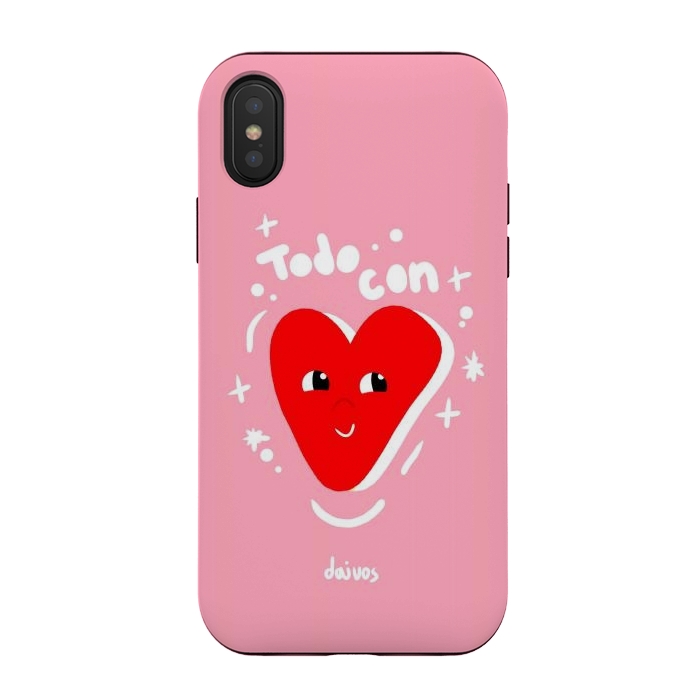iPhone Xs / X StrongFit todo con Amor by daivos