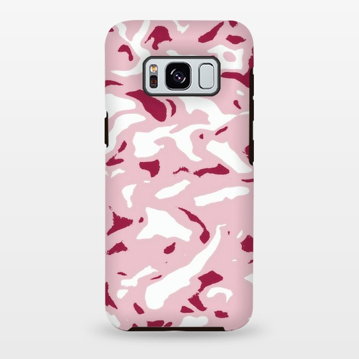 Galaxy S8 plus StrongFit Light pink camouflage by Jms