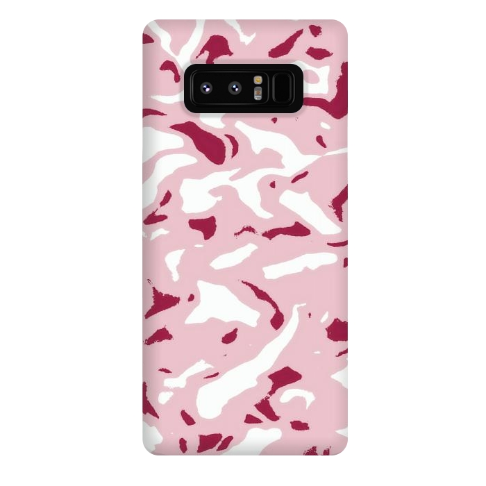Galaxy Note 8 StrongFit Light pink camouflage by Jms