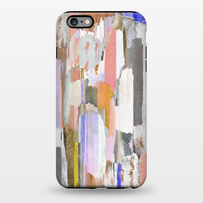 iPhone 6/6s plus StrongFit Abstract pastel brushstrokes painting by Oana 