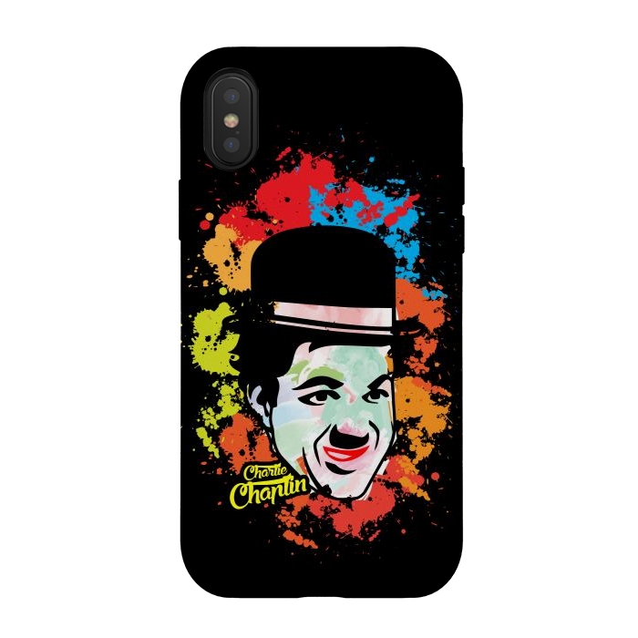 iPhone Xs / X StrongFit charlie chaplin by TMSarts