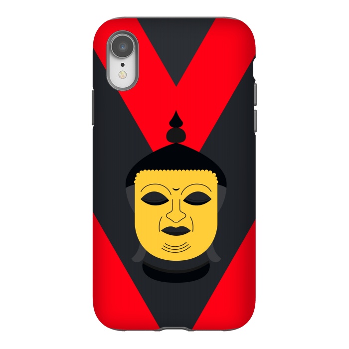 iPhone Xr StrongFit buddha flat by TMSarts