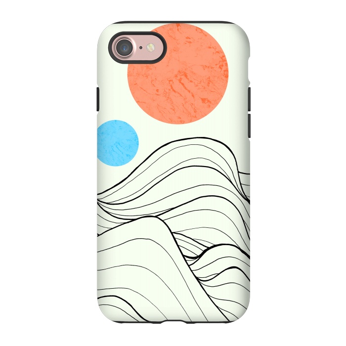 iPhone 7 StrongFit 2 moon waves by Steve Wade (Swade)
