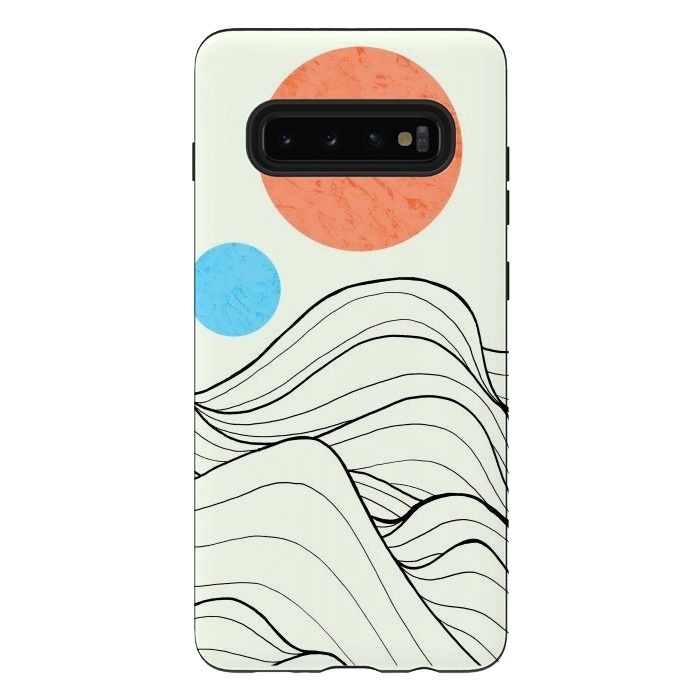 Galaxy S10 plus StrongFit 2 moon waves by Steve Wade (Swade)