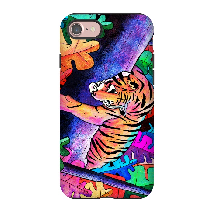 iPhone 7 StrongFit The lazy tiger by Steve Wade (Swade)