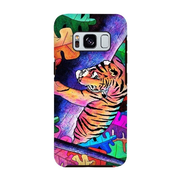 Galaxy S8 StrongFit The lazy tiger by Steve Wade (Swade)