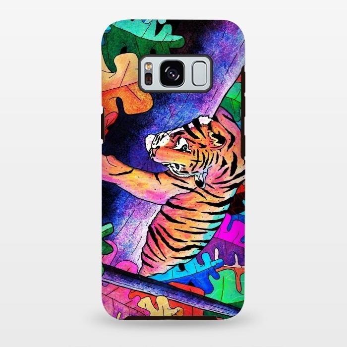 Galaxy S8 plus StrongFit The lazy tiger by Steve Wade (Swade)