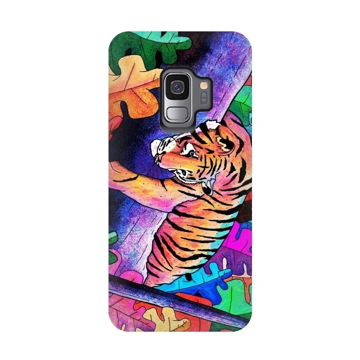 Galaxy S9 StrongFit The lazy tiger by Steve Wade (Swade)
