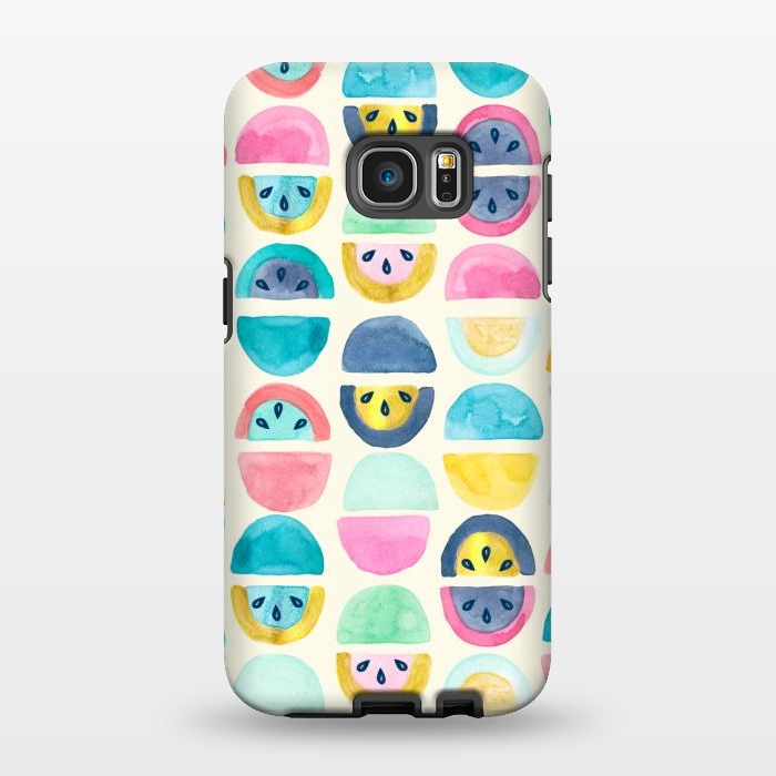 Galaxy S7 EDGE StrongFit Slice of Happy by gingerlique