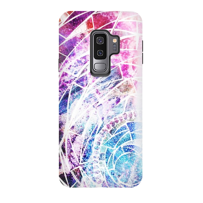 Galaxy S9 plus StrongFit Star dust marble mosaic by Oana 