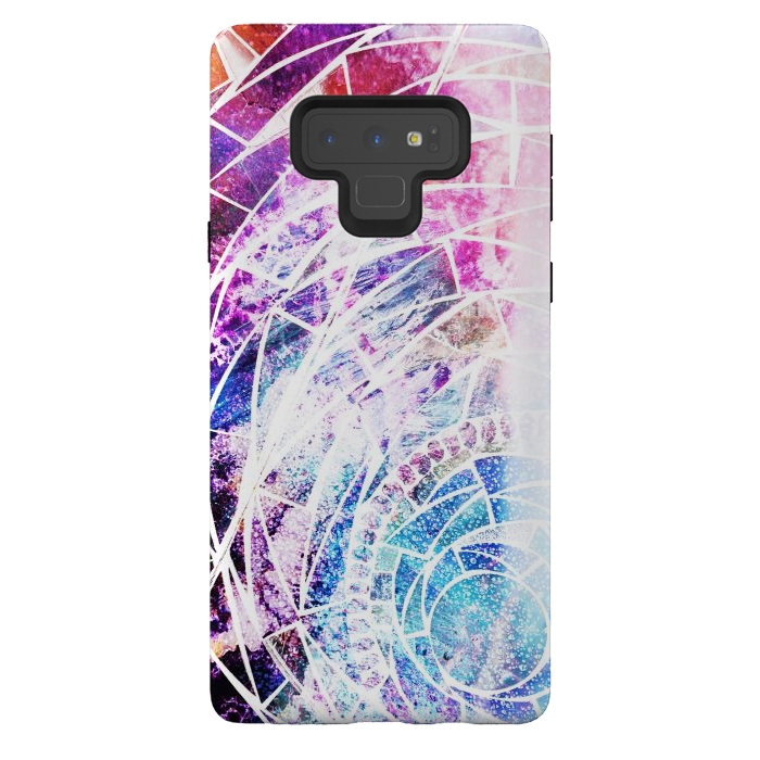 Galaxy Note 9 StrongFit Star dust marble mosaic by Oana 