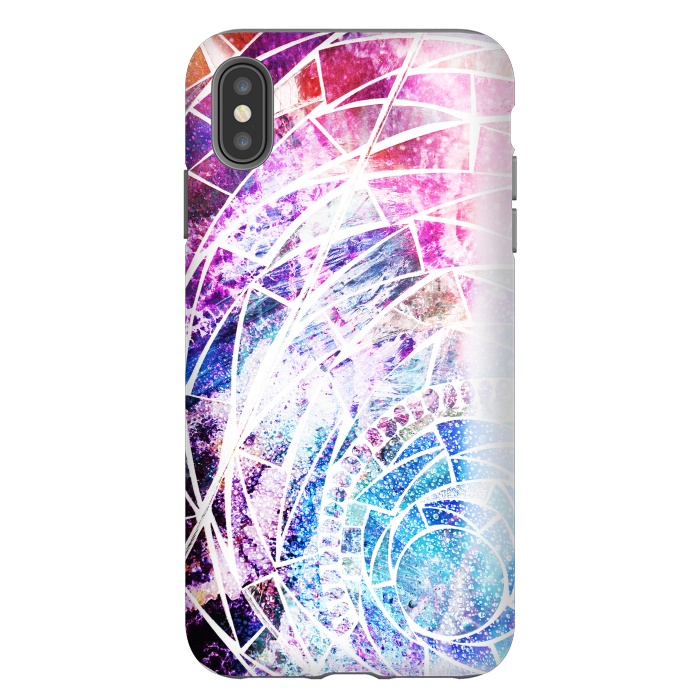 iPhone Xs Max StrongFit Star dust marble mosaic by Oana 