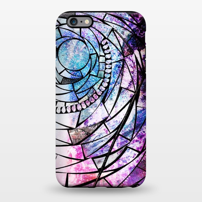iPhone 6/6s plus StrongFit Star dust universe colorful broken glass by Oana 