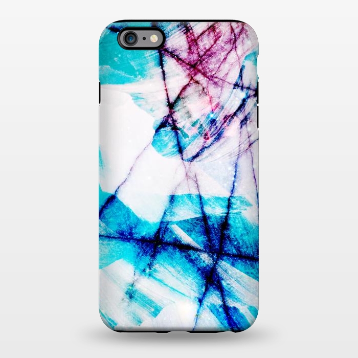 iPhone 6/6s plus StrongFit Blue marble with star dust texture by Oana 